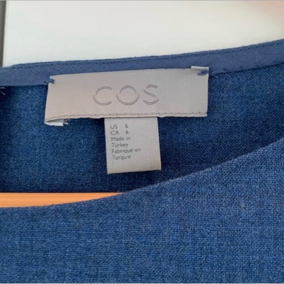 COS wool blend gathered sleeve tunic - Picture 4 of 5